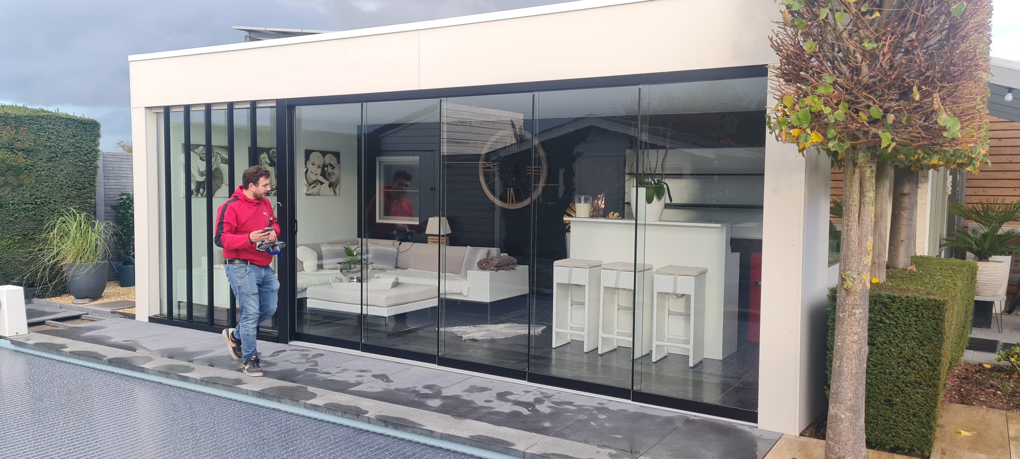 Glazen wand te Tongeren - Midesti