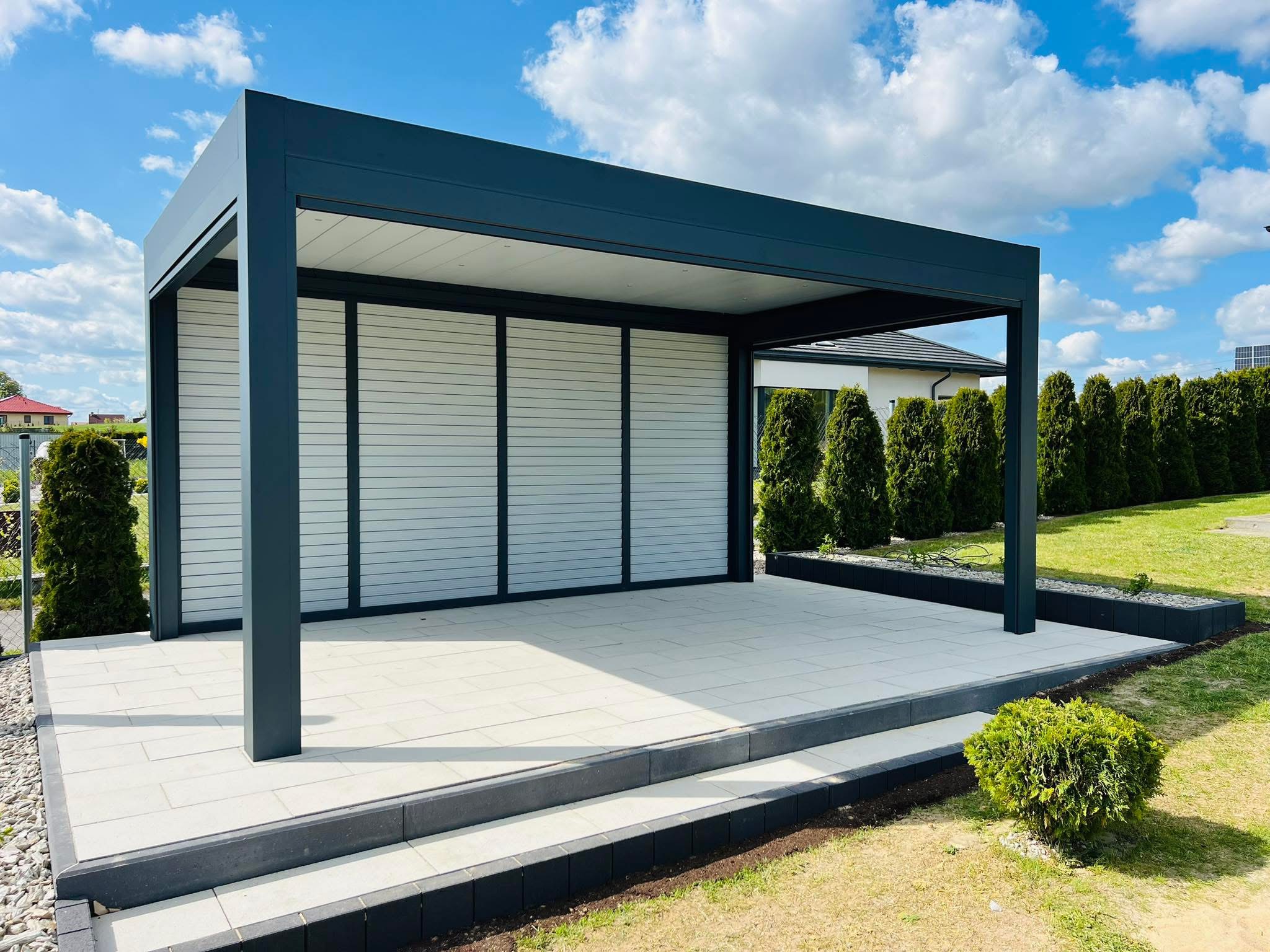 Tuinkamer met lamellen - Midesti