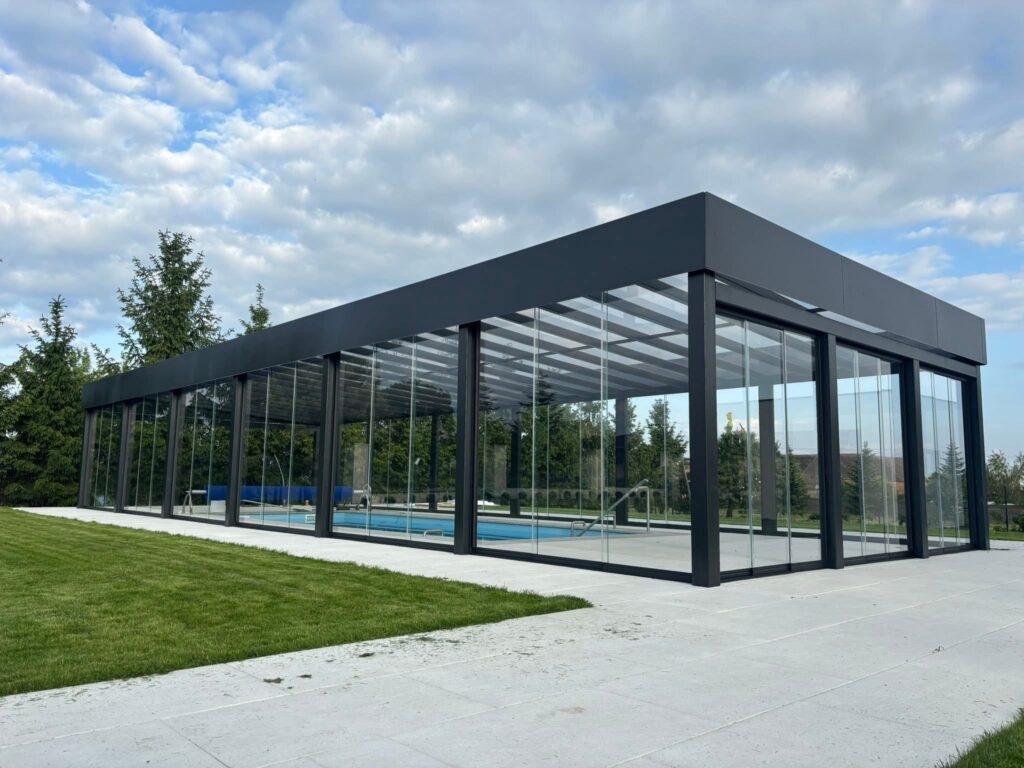 wellness, buitenkamer, glazen schuifwanden